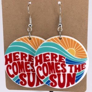 Summer Dangle Earrings Cute Acrylic